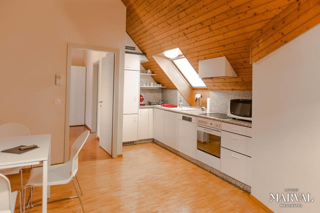 Les Galeries Marval Aparthotel Neuchâtel Buitenkant foto