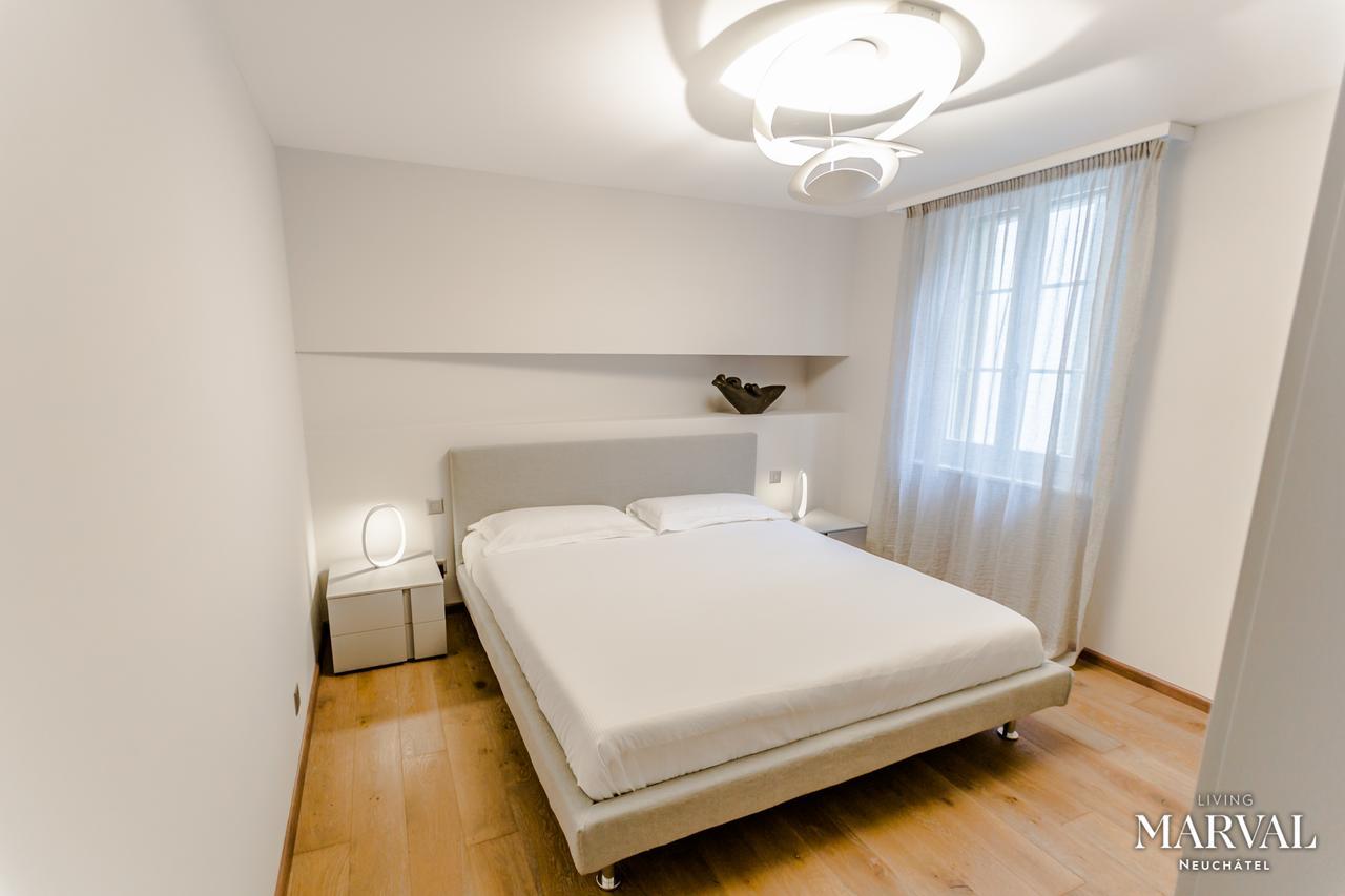 Les Galeries Marval Aparthotel Neuchâtel Buitenkant foto